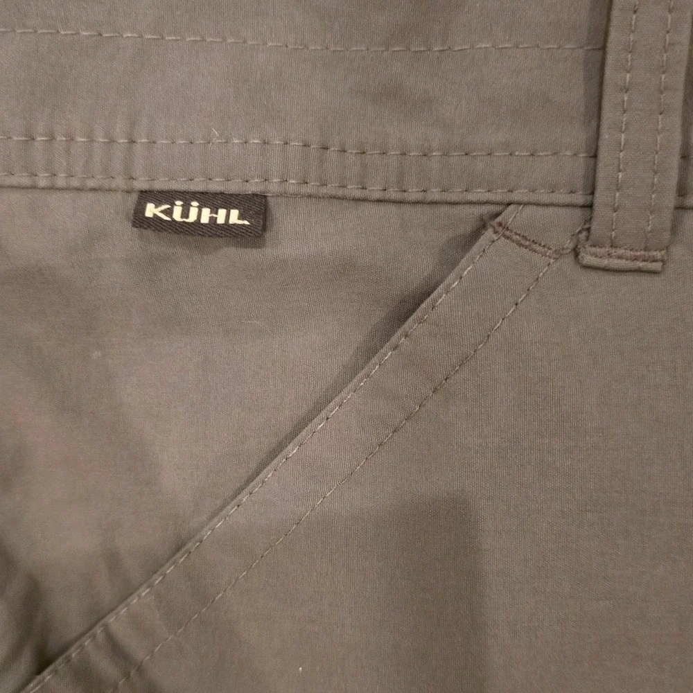 KUHL Renegade Shorts Men's 34 Brown Gray Hiking Outdoor Cargo Style 5121